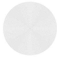 Concentric circle element. Black and white color ring. Abstract  vector illustration for sound wave, Monochrome graphic.