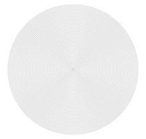 Concentric circle element. Black and white color ring. Abstract  vector illustration for sound wave, Monochrome graphic.