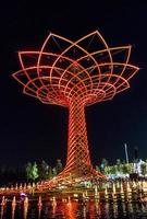 Milán, Italia, 2015. Árbol de la vida. foto