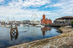 CARDIFF, UK, 2019. View of Cardiff Bay photo