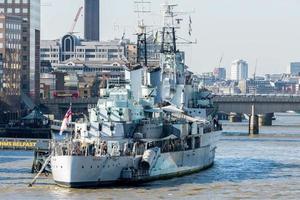 London, UK, 2015. View of HMS Belfast photo