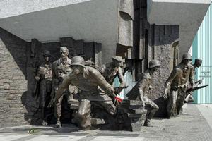Warsaw, Poland, 2014. Insurgents Memorial to Polish fighters