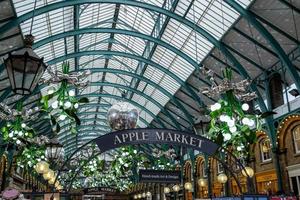 London, UK, 2015. Christmas Decorations at Covent Garden photo