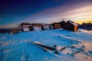 Beautiful winter landscape photo