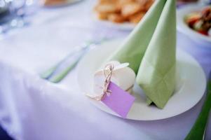 Table set for an event photo