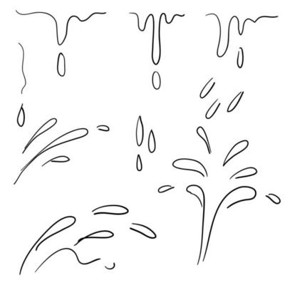 Water drop splash burst icon illustration vector