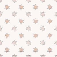 Small triangle overlapping seamless pattern modern brown cream color background. Use for cover, fabric, textile, interior decoration elements, upholstery, wrapping. vector