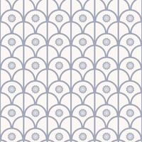 línea geométrica rejilla de estrella pequeña patrón sin costuras fondo de color gris azul. patrón sino-portugués o peranakan simple. uso para telas, textiles, elementos de decoración de interiores, tapicería. vector