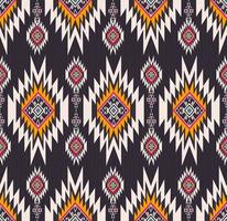 Ethnic tribal traditional geometric shape seamless pattern background. Morocco color design. Use for fabric, textile, interior decoration elements, upholstery, wrapping. vector