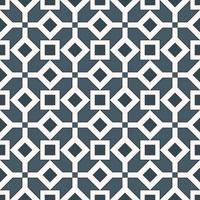 Abstract geometric square grid seamless background. Sino-Portuguese or Peranakan blue-grey color pattern design. Use for fabric, textile, inerior decoration elements, upholstery, wrapping. vector