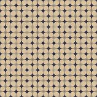 Simple Indonesian batik Kawung geometric shape seamless pattern contemporary color background. Use for fabric, textile, interior decoration elements, wrapping. vector