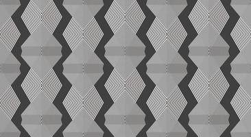 Abstract geometric rhombus small line design shape seamless pattern. Minimalist architecture interior black and white monochrome trendy concept background for banner, presentation, template. vector