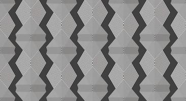 Abstract geometric rhombus small line design shape seamless pattern. Minimalist architecture interior black and white monochrome trendy concept background for banner, presentation, template. vector