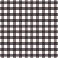 Simple small checkered plaid tattersall seamless pattern dark brown grey color background. Use for fabric, textile, packaging, interior decoration elements, wrapping. vector