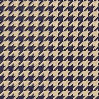 Houndstooth traditional  seamless pattern with contemporary black and golden color background. Use for fabric, textile, interior decoration elements, wrapping. vector
