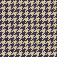 Houndstooth traditional  seamless pattern with contemporary black and golden color background. Use for fabric, textile, interior decoration elements, wrapping. vector