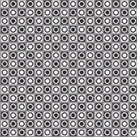 Geometric small circle in square grid checkered black-white monochrome color seamless pattern background. Use for fabric, textile, interior decoration elements, upholstery, wrapping. vector