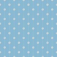 Small geometric star and vertical line shape seamless pattern pastel blue white feminine color background. Use for fabric, textile, cover, interior decoration elements, wrapping. vector