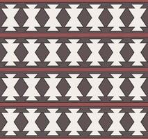 White native aztec and border line shape seamless background. Ethnic tribal dark brown color simple pattern design. Use for fabric, textile, interior decoration elements, upholstery, wrapping. vector