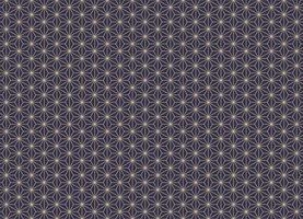 Isometric geometry line grid on dark blue seamless background. Japanese asanoha pattern contemporary color design. Use for fabric, textile, interior decoration elements, upholstery, wrapping. vector