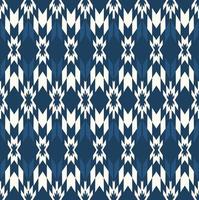 Native aztec chevron geometric shape seamless background. Ethnic tribal blue-white cream color pattern design. Use for fabric, textile, interior decoration elements, upholstery, wrapping. vector