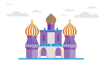 illustration of a mosque place of worship vector
