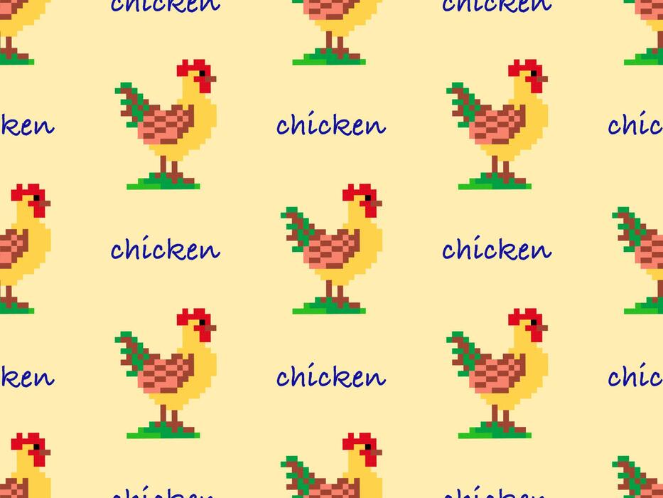 Chicken Food Pattern Vector Art, Icons, and Graphics for Free Download