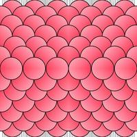 pink fish scale geometric background pattern vector