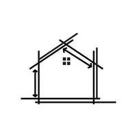 DEVELOPMENT BUILD REAL ESTATE architect LOGO VECTOR SYMBOL ICON ILLUTRATION MINIMALIST DESIGN