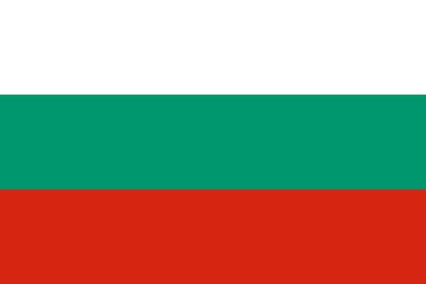 National flag of country bulgaria.