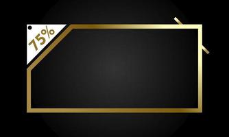 Black and Gold Abstract Background vector