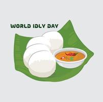 World Idly Day vector