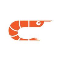 geometric shrimp minimalist logo design, vector graphic symbol icon illustration creative idea