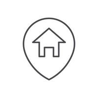 House location icon sign symbol logo vector