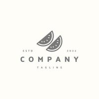 Watermelon premium icon sign symbol. Hipster vintage vector