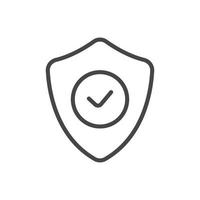 Shield premium icon sign symbol vector