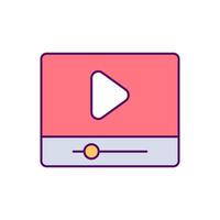 video premium icono signo símbolo vector