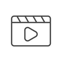 Video premium icon sign symbol vector