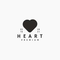 vector de logotipo de símbolo de signo de icono de corazón