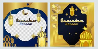 Islamic background suitable for Ramadan Kareem moments Premium Vector