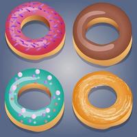 Ilustración de vector de donut