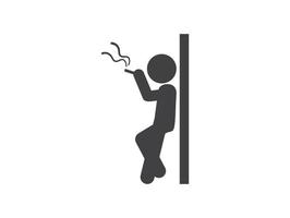 smoking person Smoking man , symbol vector