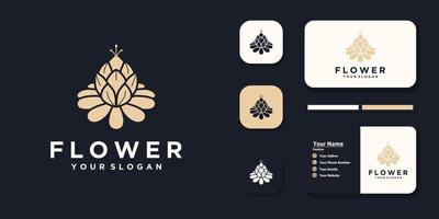 flower logo, logo reference for business vector