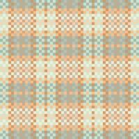 Checkered pattern background. fabric texture. vector