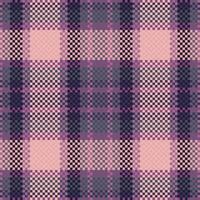 Checkered pattern background. fabric texture. vector