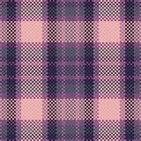 Checkered pattern background. fabric texture. vector