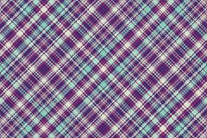 Tartan plaid pattern with texture and retro color. vector