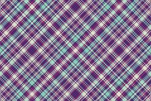 Tartan plaid pattern with texture and retro color. vector