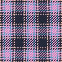 Tartan plaid pattern background. Fabric texture. Vector. vector