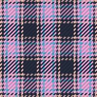 Tartan plaid pattern background. Fabric texture. Vector. vector